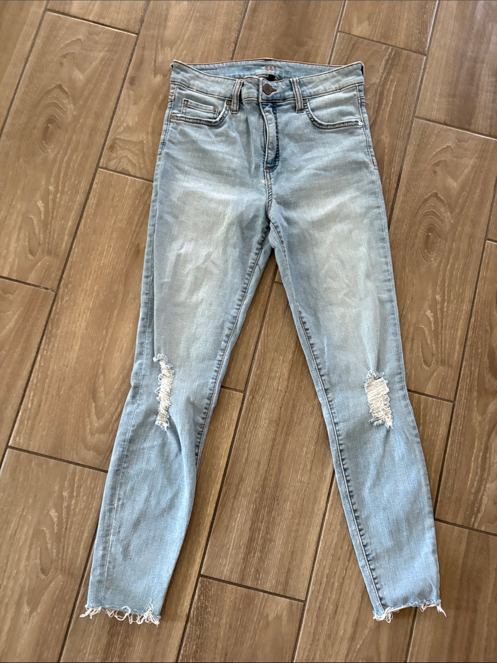 Kut from the Kloth Fab Ab High Rise Ankle Skinny Denim Blue Jeans Women’s 4